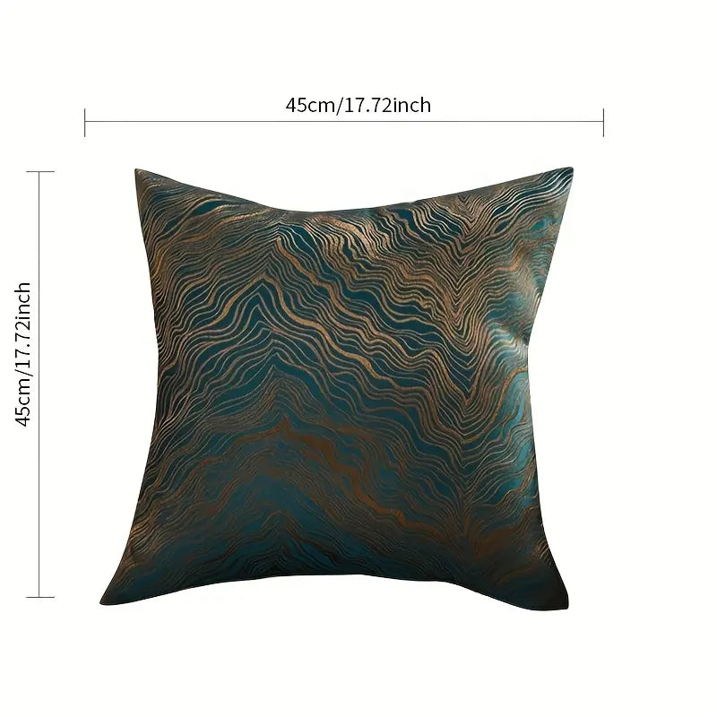 Marble Throw Pillowcase - Soft Flannel Indoor Decor