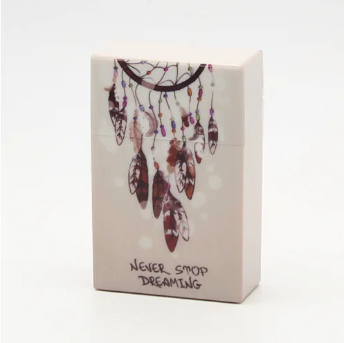 Automatic Opening Cigarette Case - 20 Capacity, Plastic