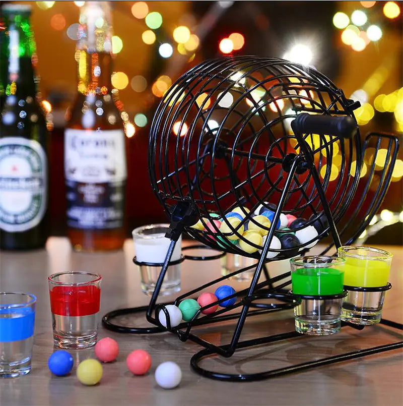 Bingo Game Lottery Machine - American Drinking Game