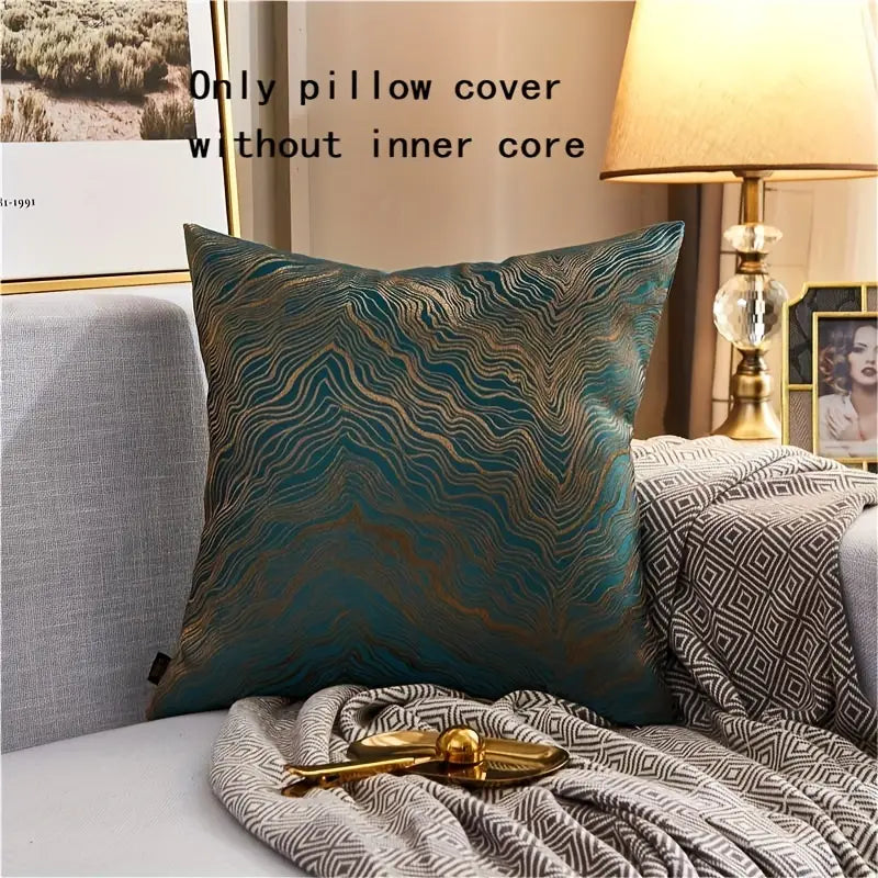 Marble Throw Pillowcase - Soft Flannel Indoor Decor