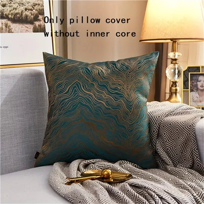 Marble Throw Pillowcase - Soft Flannel Indoor Decor