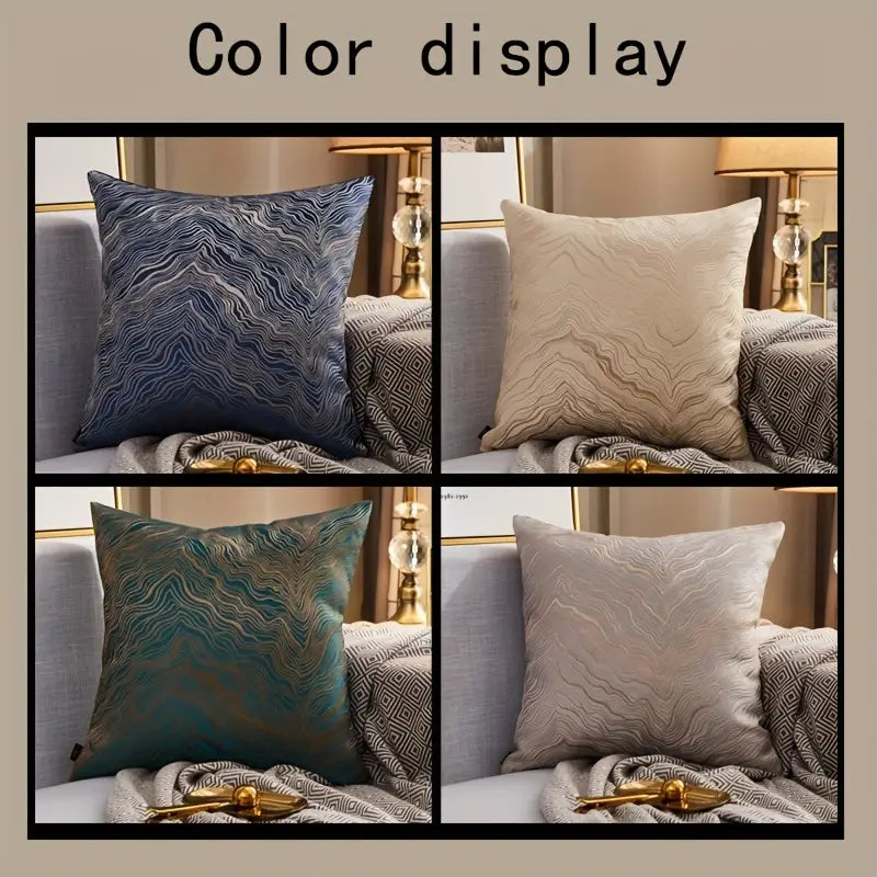 Marble Throw Pillowcase - Soft Flannel Indoor Decor