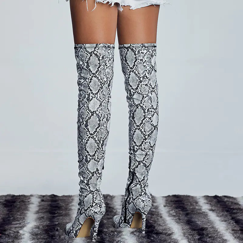 Super High-Heeled Over-the-Knee Women&