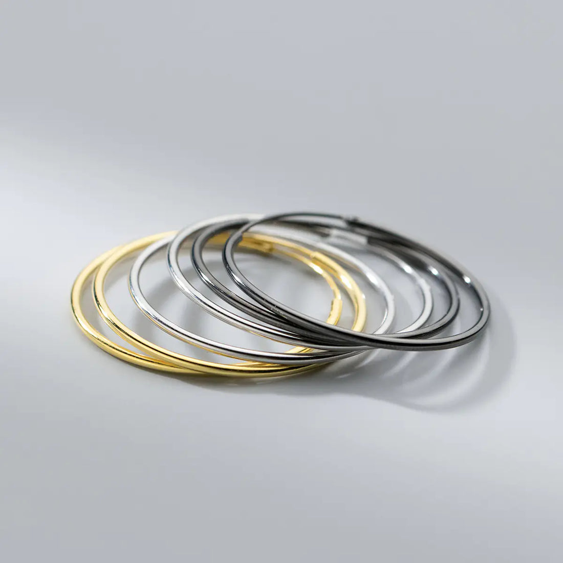 S925 Silver Mini Round Hoop Earrings (1.2mm &amp; 1.5mm)