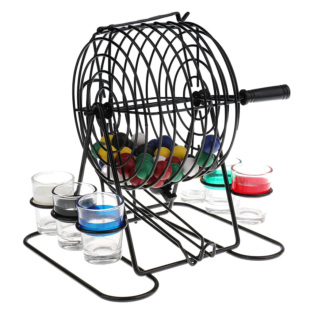 Bingo Game Lottery Machine - American Drinking Game