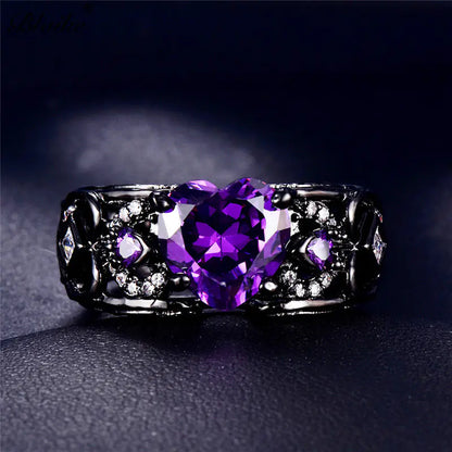 Heart Ring with Angel Wings for Women