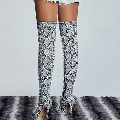 Super High-Heeled Over-the-Knee Women&
