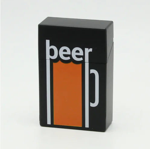 Automatic Opening Cigarette Case - 20 Capacity, Plastic