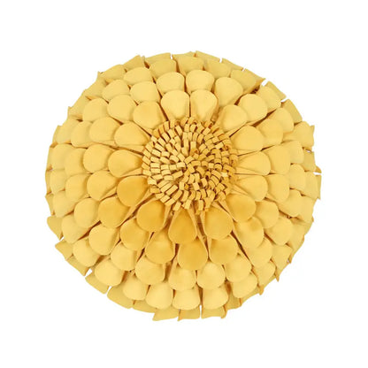 3D Flower Pattern Throw Pillowcase for Home Decor 18x18in
