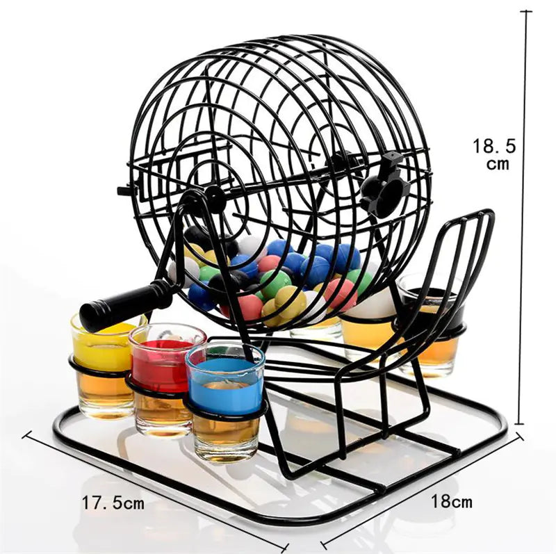 Bingo Game Lottery Machine - American Drinking Game
