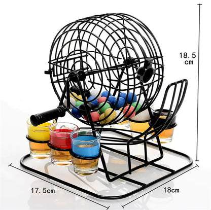 Bingo Game Lottery Machine - American Drinking Game