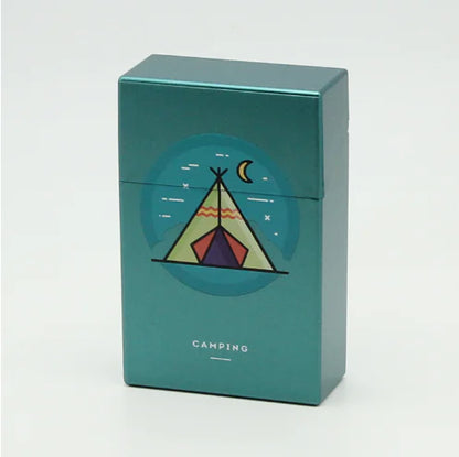 Automatic Opening Cigarette Case - 20 Capacity, Plastic