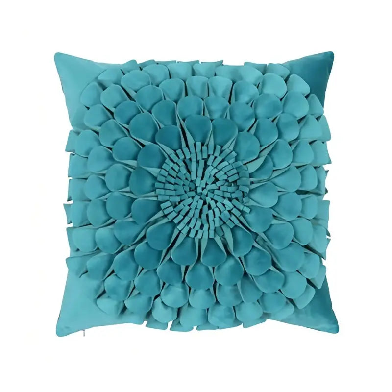 3D Flower Pattern Throw Pillowcase for Home Decor 18x18in
