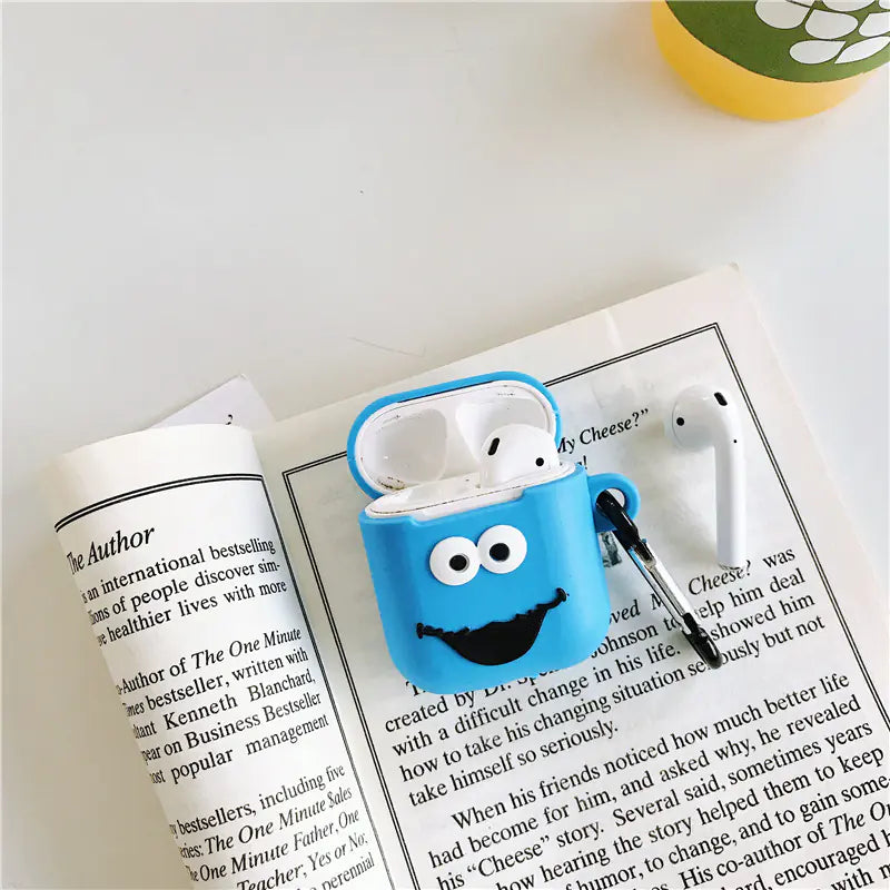 Silicone Case for AirPods 1 - Cartoon Design Protection