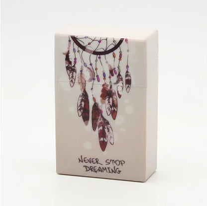 Automatic Opening Cigarette Case - 20 Capacity, Plastic